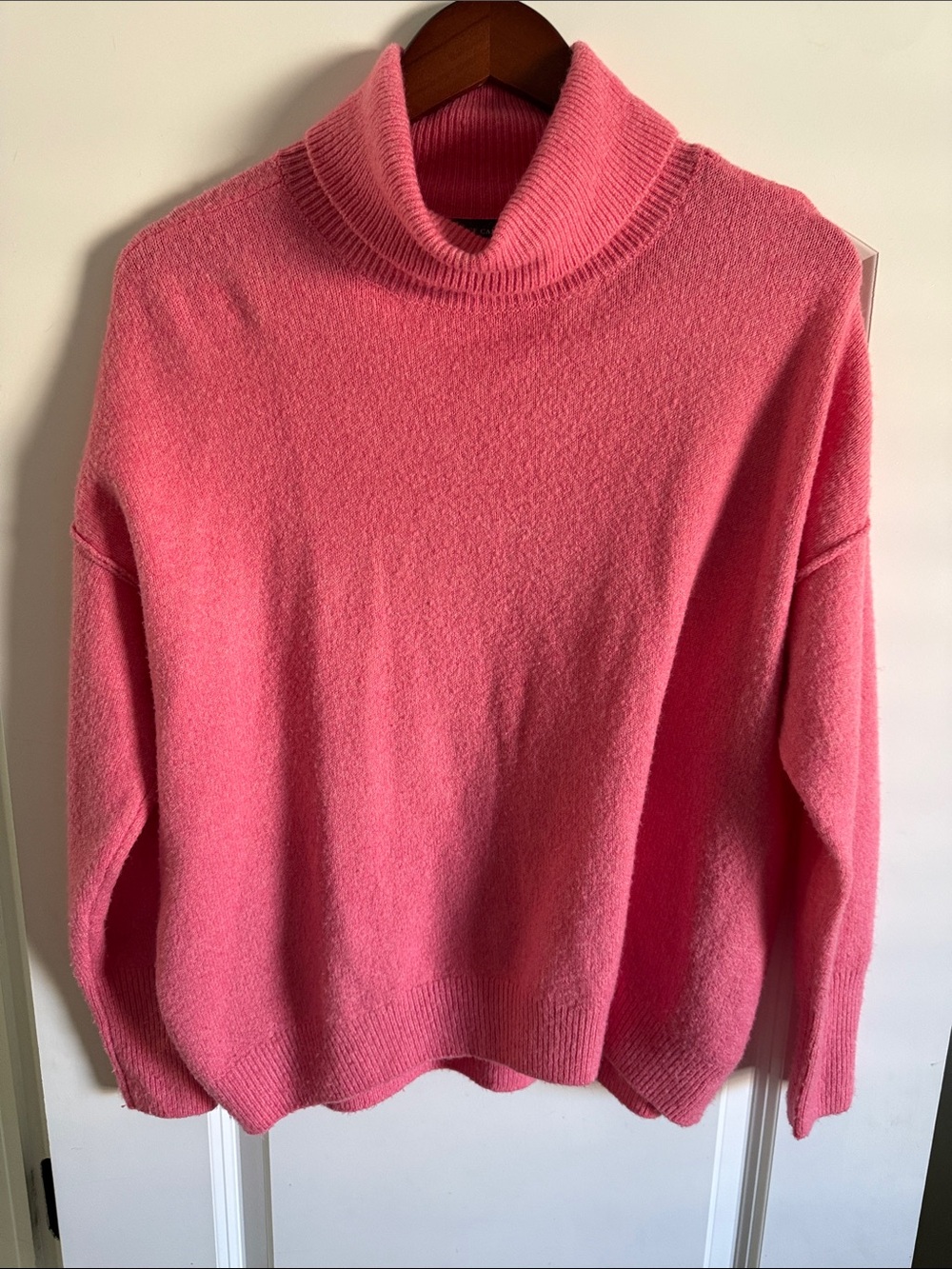 Vince Camuto Bright Pink Turtleneck Sweater